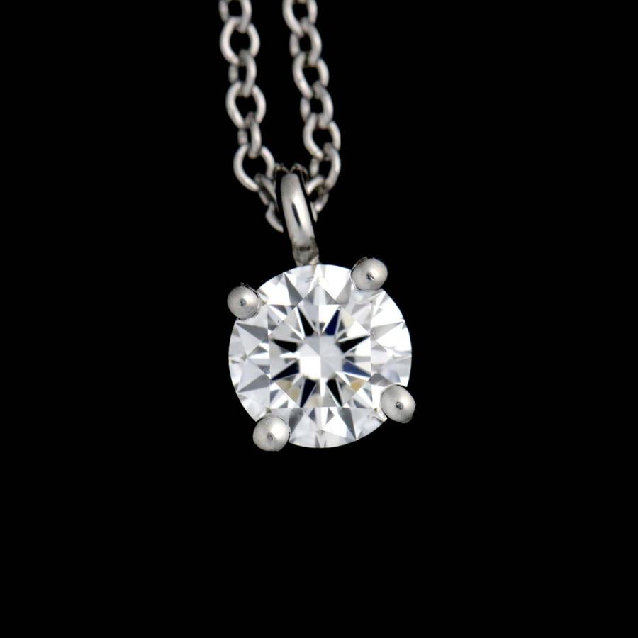 ティファニー TIFFANY&CO. ソリティア ダイヤ 0.32ct G/VVS1/EX ネックレス 46cm Pt Solitaire Diamond Necklace【鑑定書付き】 90221386｜purpose-inc｜07