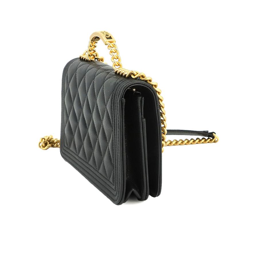 未使用 展示品 シャネル CHANEL ボーイシャネル チェーン ウォレット 
