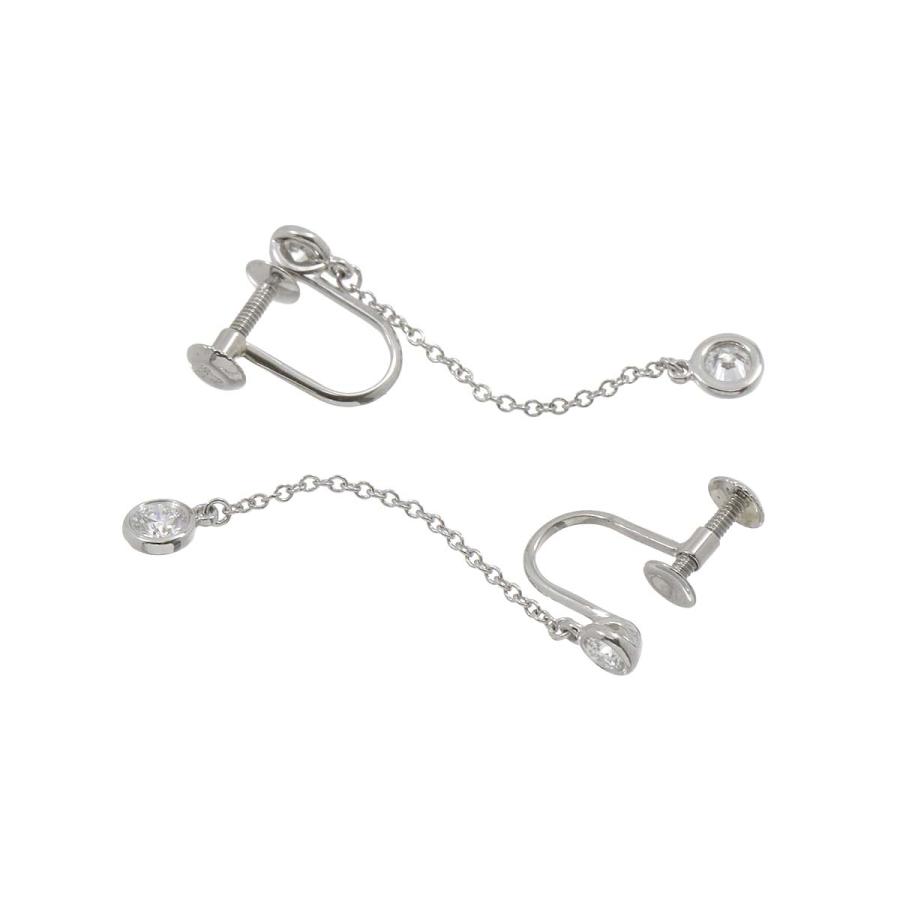 ティファニー TIFFANY&CO. バイザヤード ドロップ ダイヤ イヤリング Pt プラチナ Diamond Earrings 90224561｜purpose-inc｜03