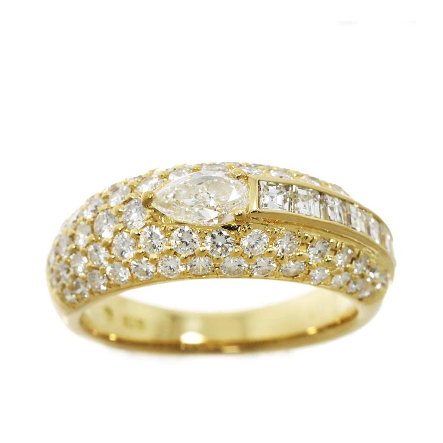 モニッケンダム MONNICKENDAM 11号 リング ダイヤ 0.37ct/0.29ct/1.01ct K18 YG イエローゴールド 750 指輪 Diamond Ring 90225384｜purpose-inc｜02