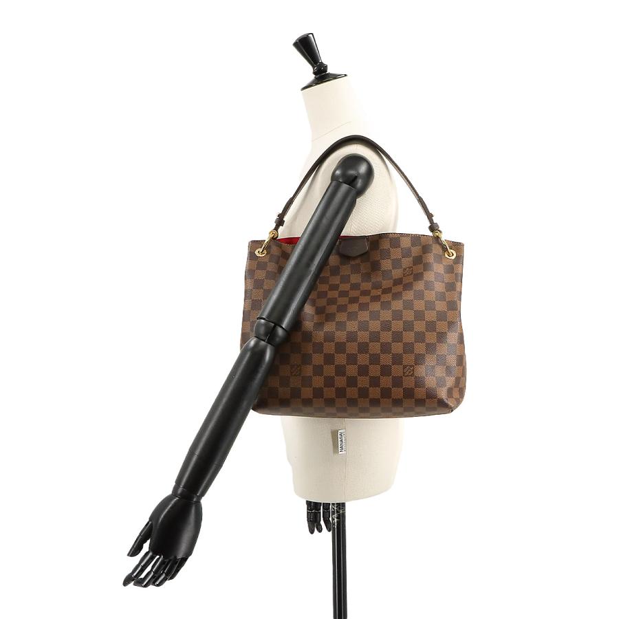 未使用 展示品 ルイ ヴィトン LOUIS VUITTON ダミエ グレースフル PM ショルダー バッグ エベヌ N44044 RFID Graceful PM 90225439｜purpose-inc｜09