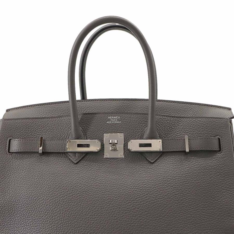 未使用 展示品 エルメス HERMES バーキン35 ハンド バッグ トゴ エタン D刻印 シルバー 金具 Birkin 35 90225736｜purpose-inc｜07