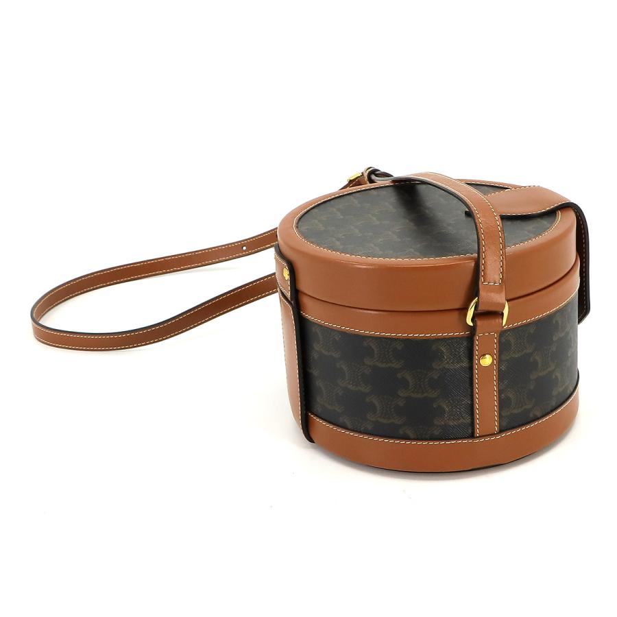 未使用 展示品 セリーヌ CELINE トリオンフ タンブール ミディアム  