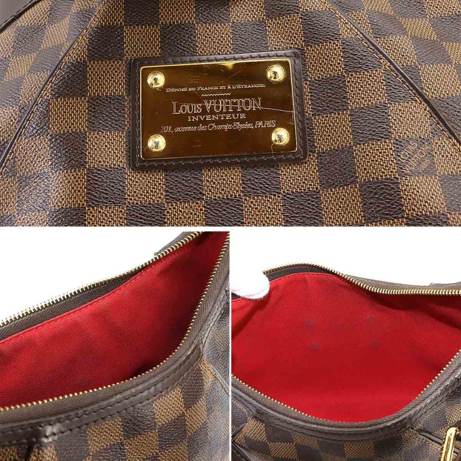 ルイ ヴィトン LOUIS VUITTON ダミエ テムズ PM ショルダー バッグ エベヌ ブラウン N48180 ゴールド 金具 90227214｜purpose-inc｜07