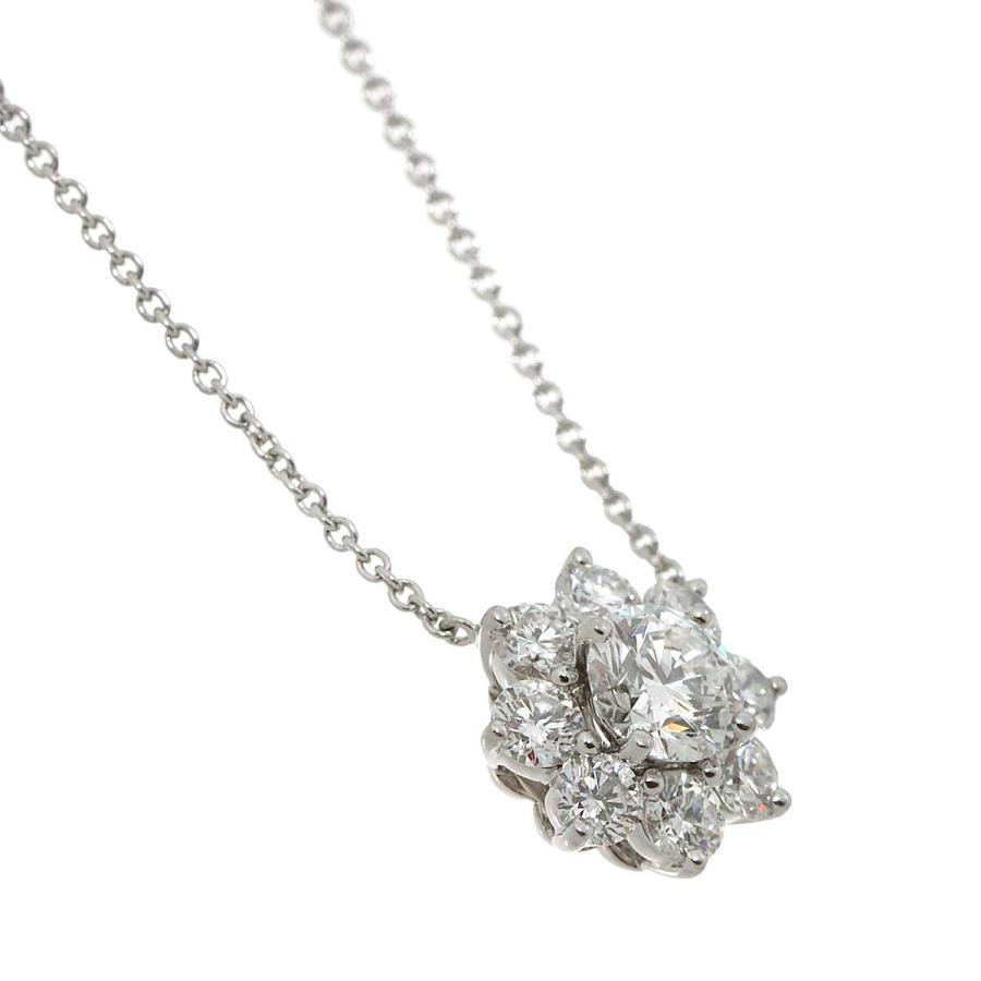 ハリーウィンストン HARRY WINSTON サンフラワー SM ダイヤ 0.71ct E/VS2/3EX ネックレス 41cm Diamond Necklace 証明書 鑑定書 90227358｜purpose-inc｜03