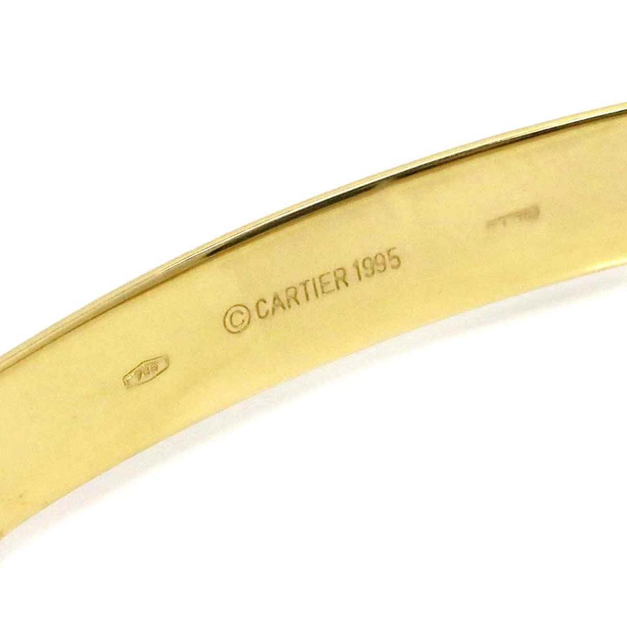 カルティエ Cartier スレッド ブレスレット #17 K18 YG WG PG 750 スリーゴールド スリーカラー Bracelet【証明書】 90227364｜purpose-inc｜05