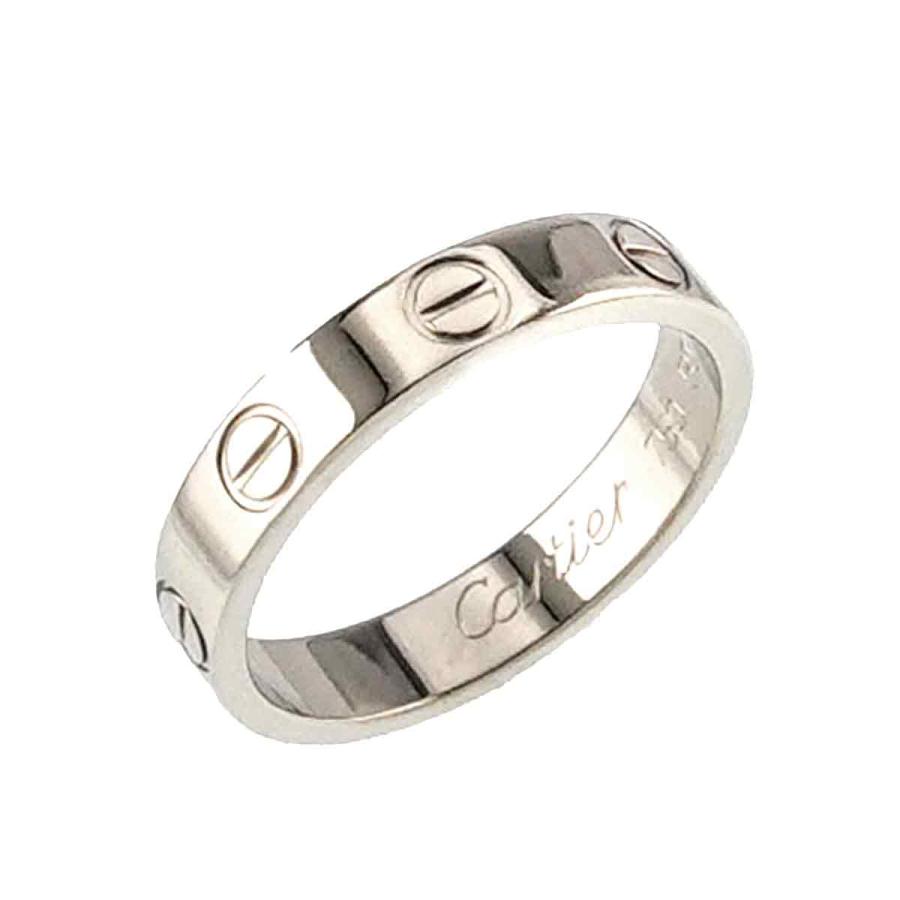 カルティエ Cartier ミニラブ #50 リング K18 WG ホワイトゴールド 750 指輪 Mini Love Ring 90227762｜purpose-inc｜05