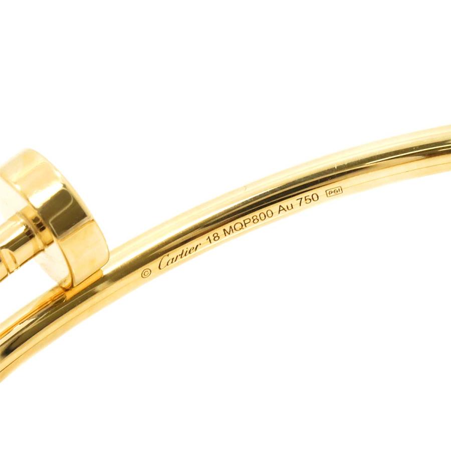 カルティエ Cartier ジュストアンクル SM #18 ブレスレット K18 YG イエローゴールド 750 Juste Un Clou Bracelet【証明書付き】 90228192｜purpose-inc｜04