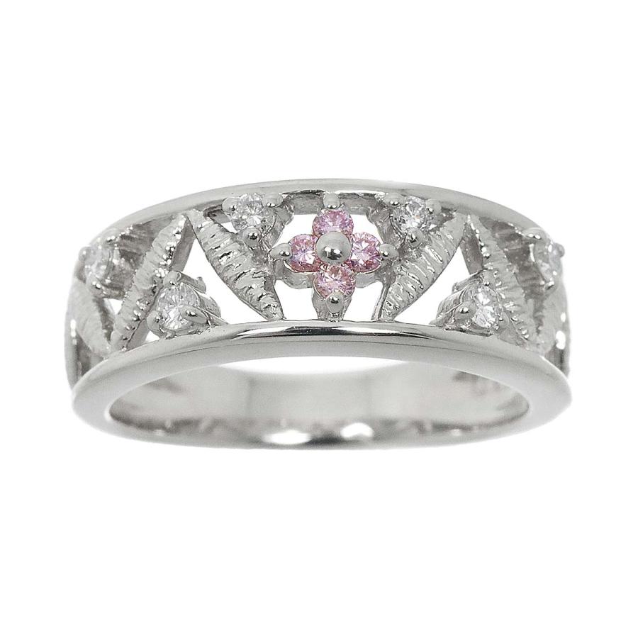 TASAKI タサキ 14号 リング ピンクダイヤ ダイヤ 0.22ct Pt プラチナ 