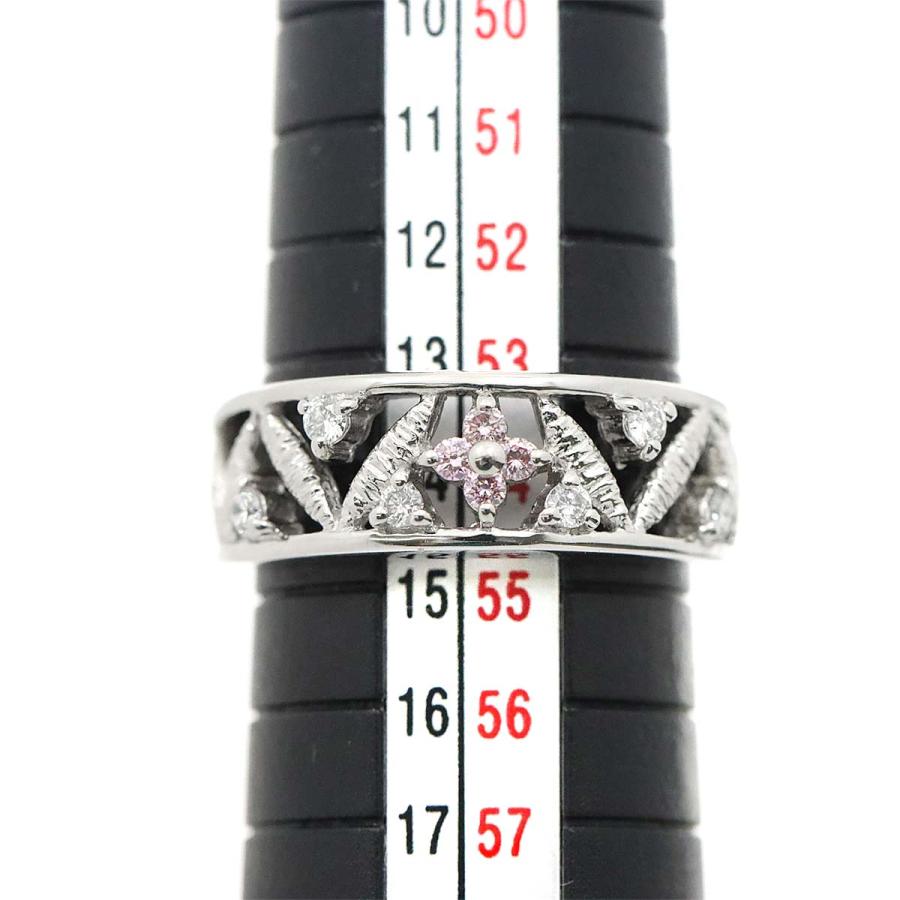 TASAKI タサキ 14号 リング ピンクダイヤ ダイヤ 0.22ct Pt プラチナ 