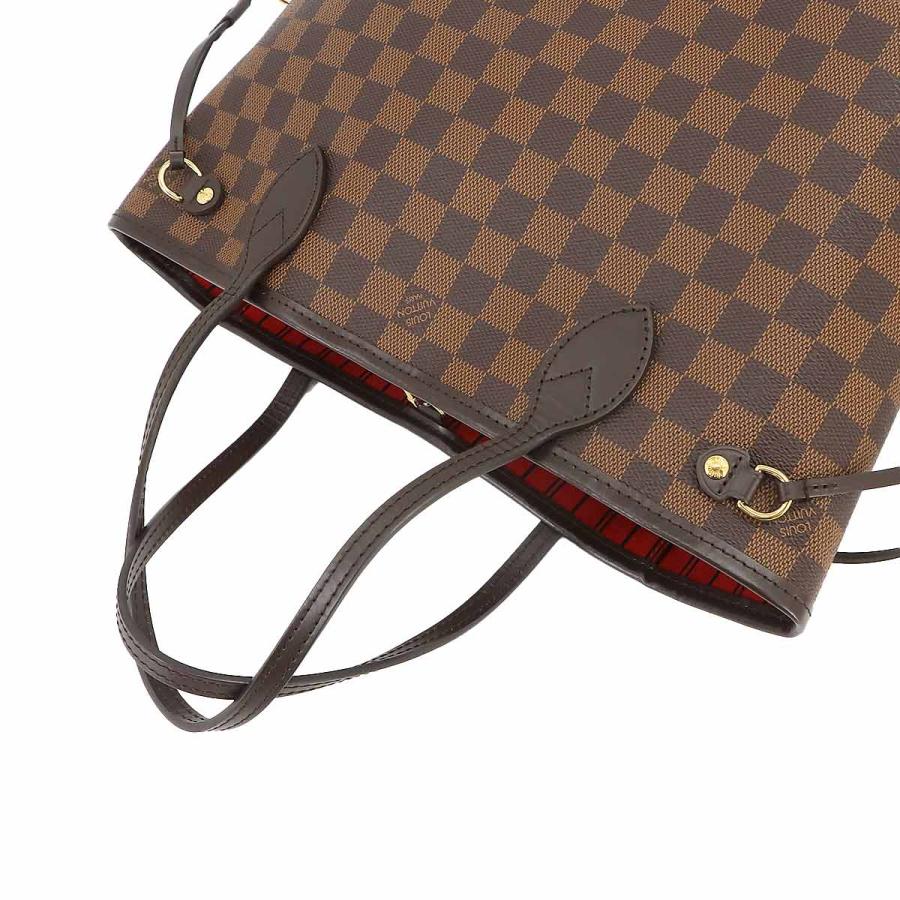 新品同様 ルイ ヴィトン LOUIS VUITTON ダミエ ネヴァーフル PM トート バッグ エベヌ N41359 ブラウン Damier Neverfull PM 90229420｜purpose-inc｜05