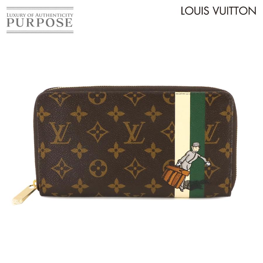 LOUIS VUITTON 新品同様 ルイ ヴィトン モノグラム グルーム ジッピー  