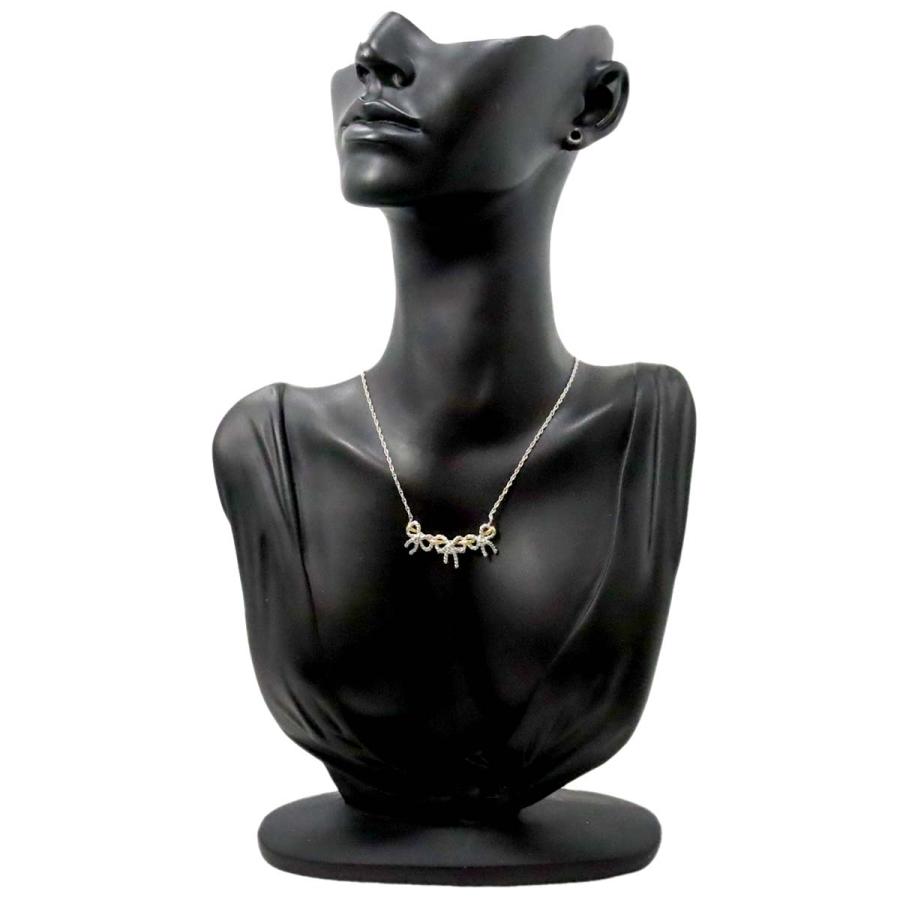 TIFFANY&Co. ティファニー ツイスト トリプル リボン ネックレス 47cm 
