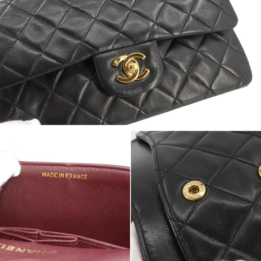 新品同様 シャネル CHANEL マトラッセ 23 チェーン ショルダー バッグ レザー ブラック A01113 Matelasse 23 Bag 90231744｜purpose-inc｜08