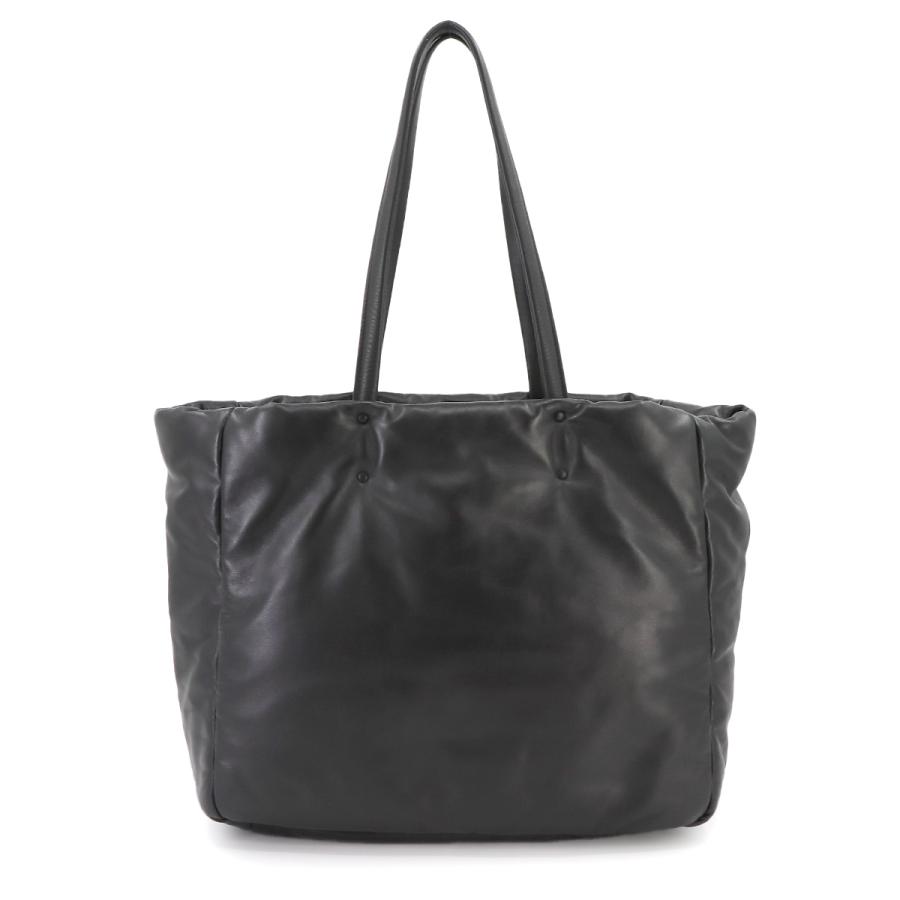 新品同様 プラダ PRADA トート バッグ レザー ブラック 1BG223  