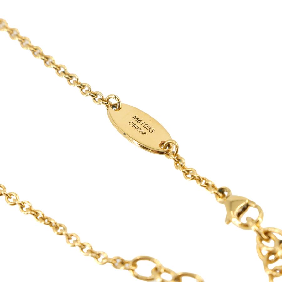 新品同様 ルイ ヴィトン LOUIS VUITTON ネックレス エセンシャルV ゴールド M61083 アクセサリー Essential V Necklace 90231968｜purpose-inc｜05