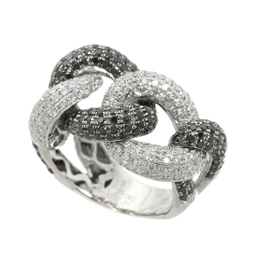 リング 12号 ダイヤ 2.21ct K18 WG ホワイトゴールド 750 指輪 Diamond 