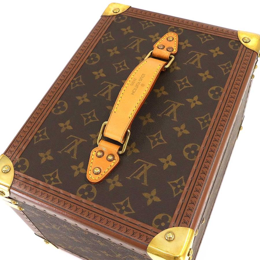 ルイ ヴィトン LOUIS VUITTON モノグラム ボワット フラコン メイクボックス バニティ ハンド バッグ ブラウン M21828 90233678｜purpose-inc｜05