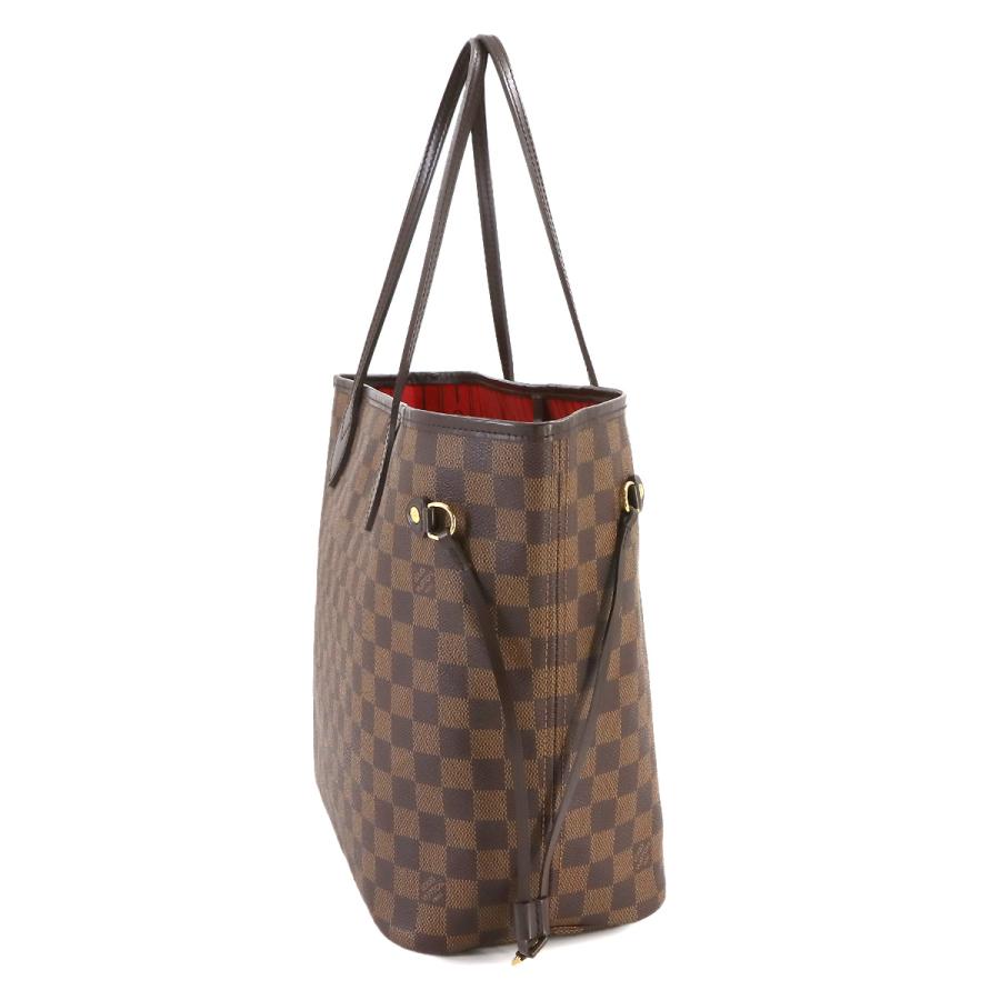 ルイ ヴィトン LOUIS VUITTON ダミエ ネヴァーフル MM トート バッグ エベヌ スリーズ N51105 ブラウン Damier Neverfull MM 90233857｜purpose-inc｜03