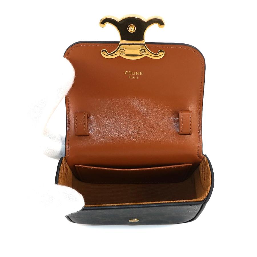 CELINE 未使用 展示品 セリーヌ ミニ トリオンフ ショルダー バッグ 