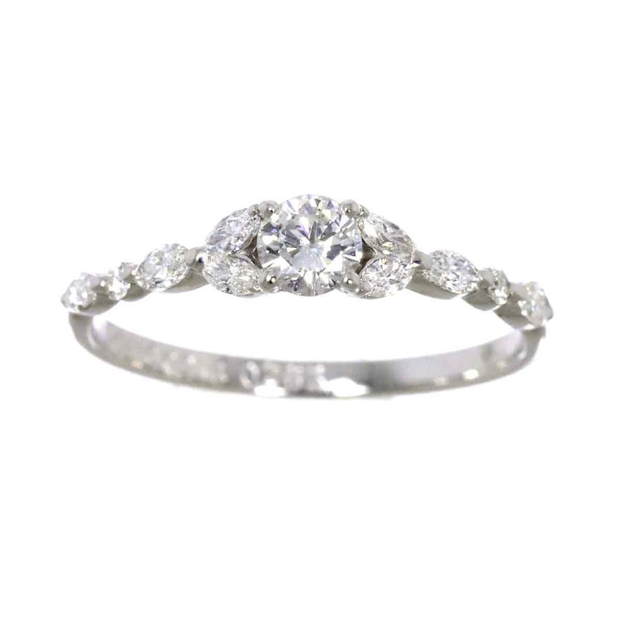 アーカー AHKAH PEME トランスペアレント 12号 リング ダイヤ 0.216 