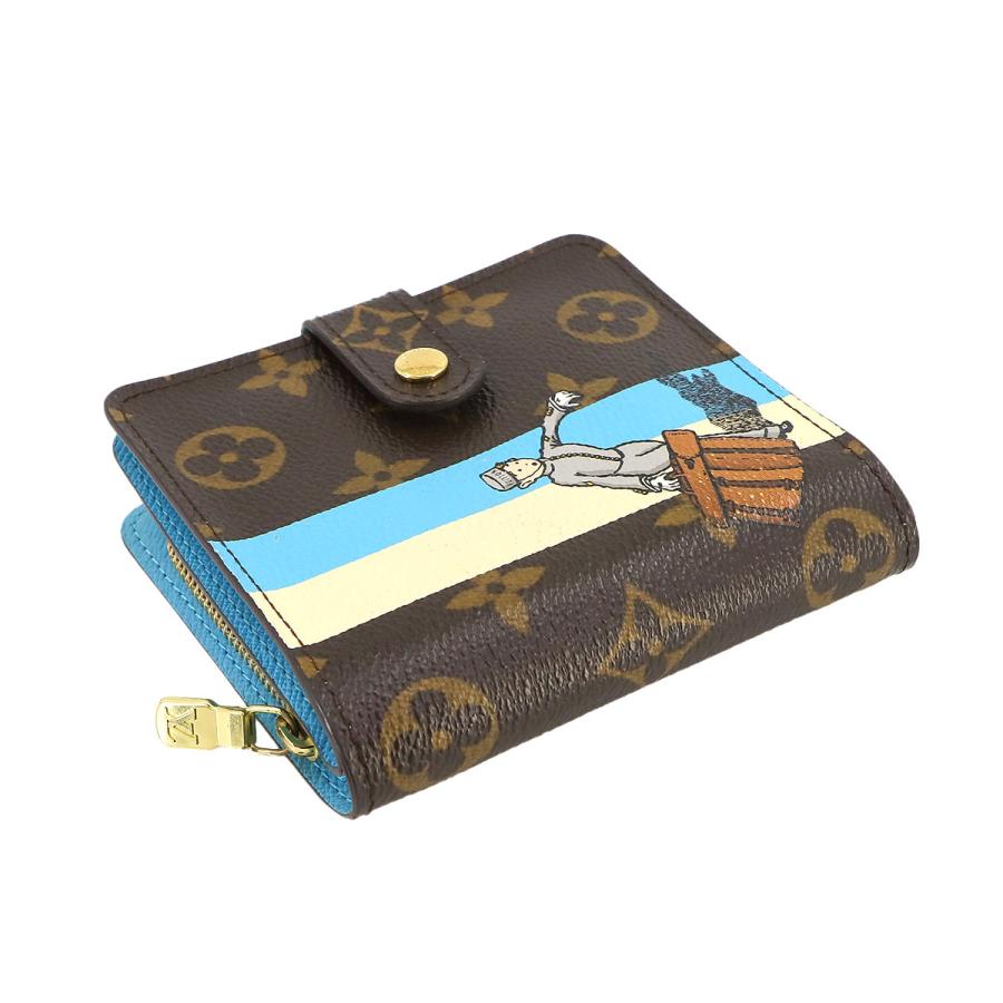 ルイ ヴィトン LOUIS VUITTON モノグラム グルーム コンパクト ジップ 