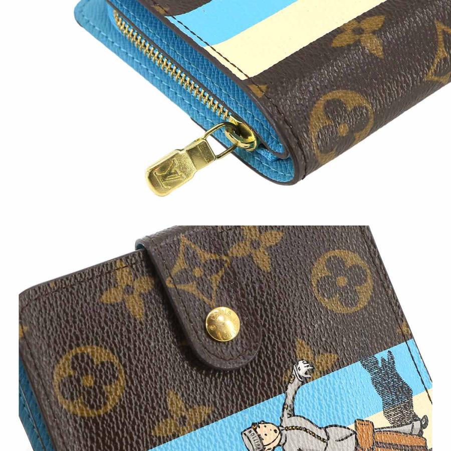 ルイ ヴィトン LOUIS VUITTON モノグラム グルーム コンパクト ジップ 