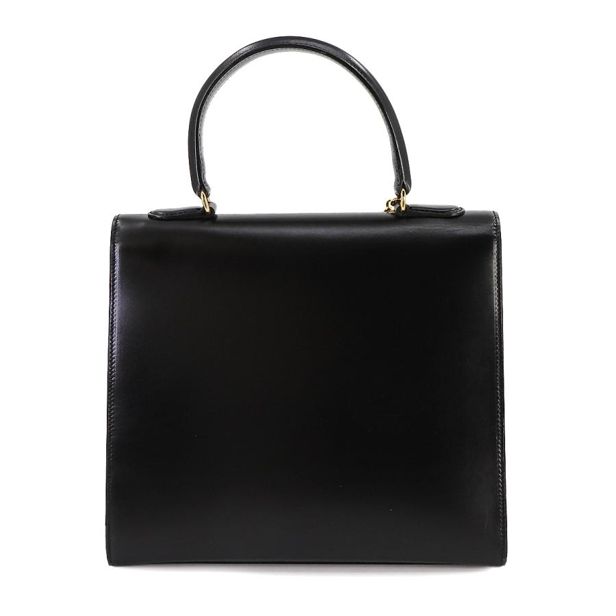 CELINE 新品同様 セリーヌ マンテル ガンチーニ ハンド バッグ レザー  