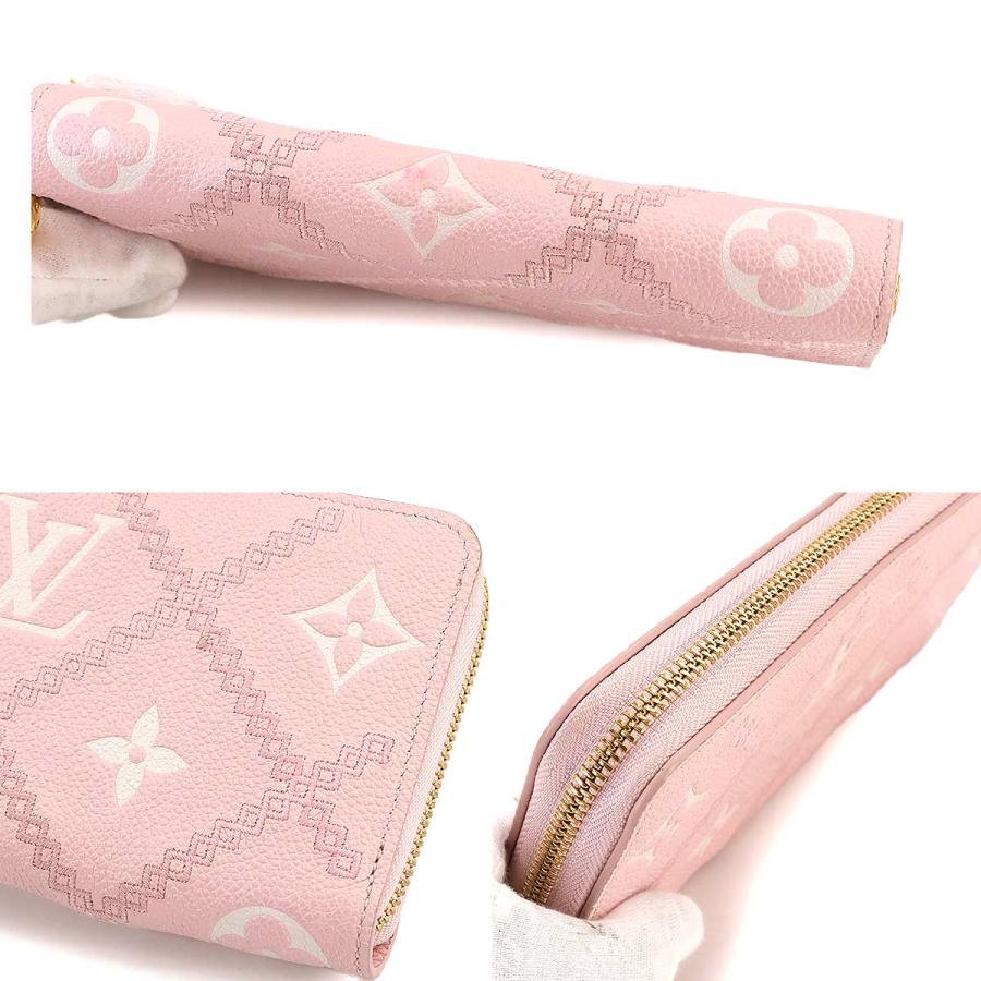 LOUIS VUITTON ラウンドファスナー長財布 アンプラント ブロデリー