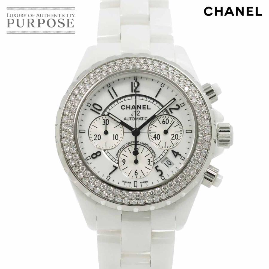 CHANEL シャネル J12 クロノグラフ 41mm H1008 メンズ 腕時計 ダイヤ  
