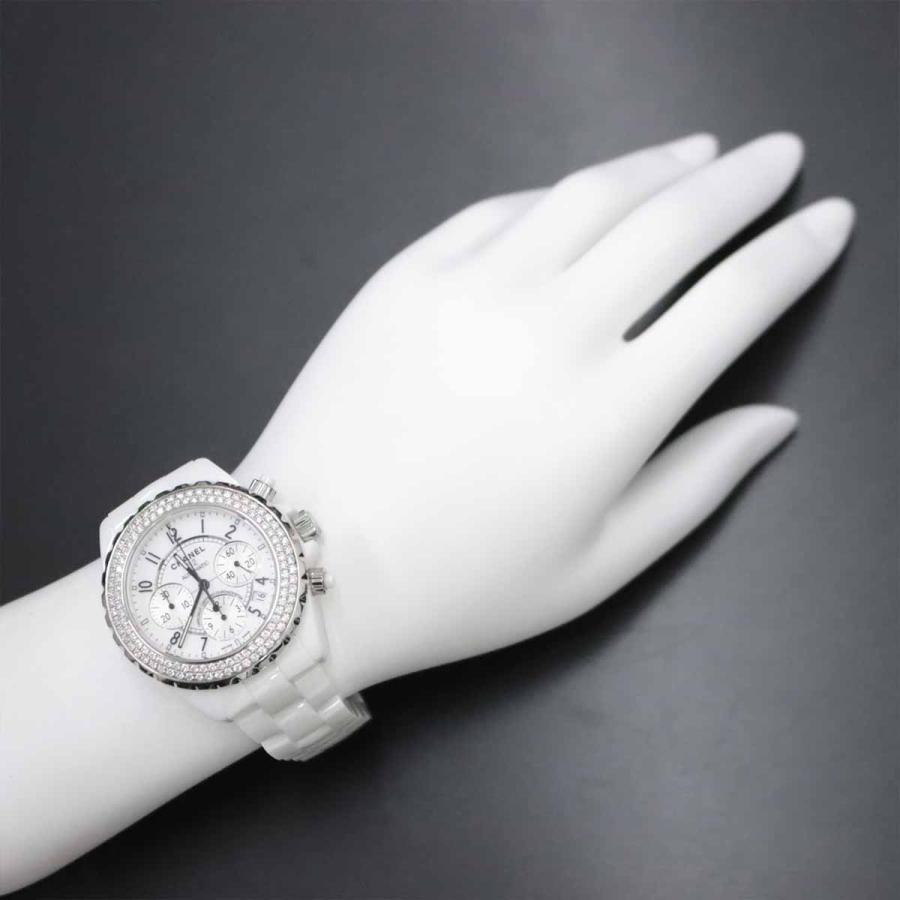 CHANEL シャネル J12 クロノグラフ 41mm H1008 メンズ 腕時計 ダイヤ  