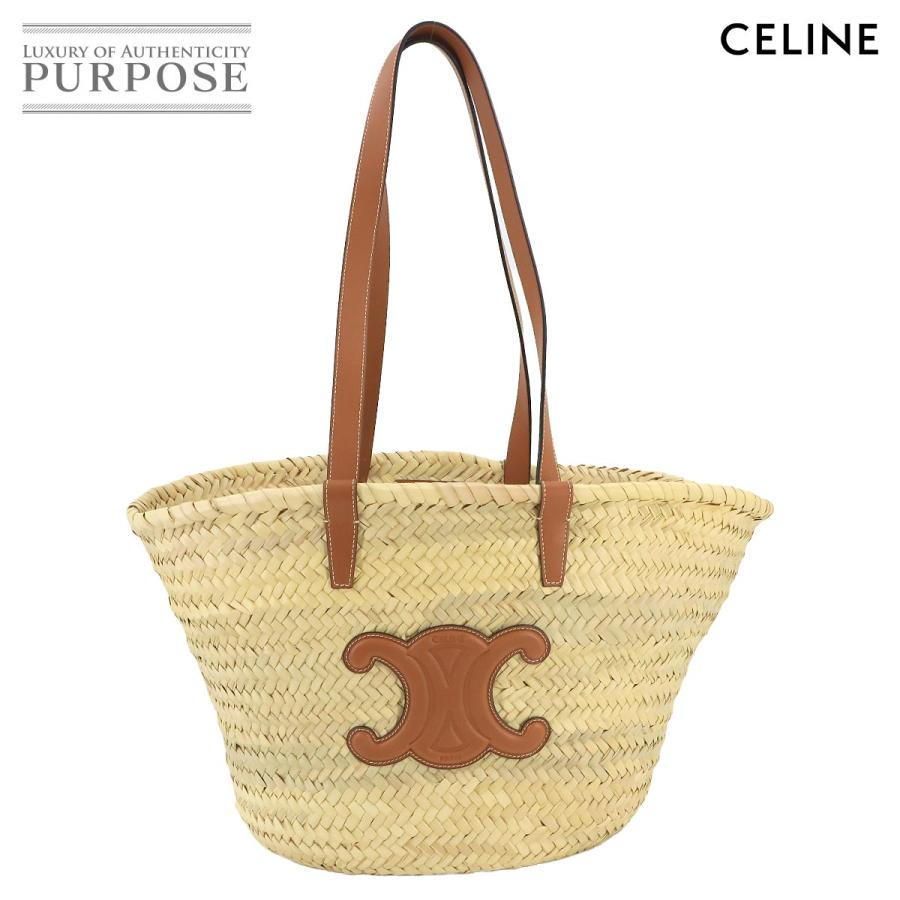 新品同様 セリーヌ CELINE ミディアム トリオンフ クラシック パニエ 