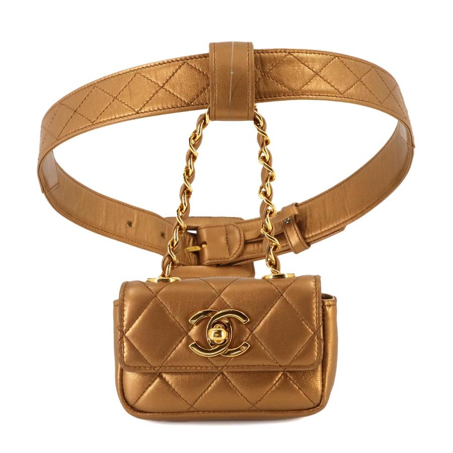 CHANEL（シャネル） 新品同様 マトラッセ ベルトバッグ ウエストポーチ