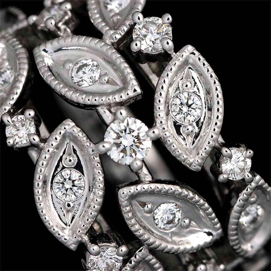 TASAKI タサキ 7.5号 リング ダイヤ 0.31ct K18 WG ホワイトゴールド 