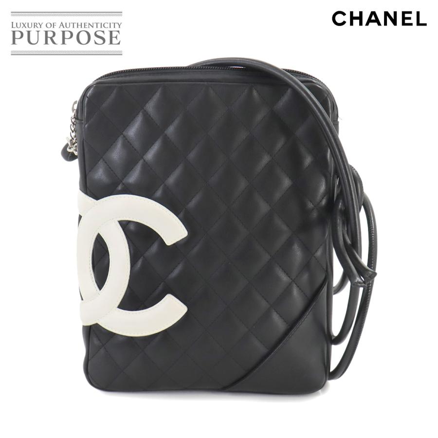 CHANEL 新品同様 シャネル カンボンライン ショルダー バッグ レザー 