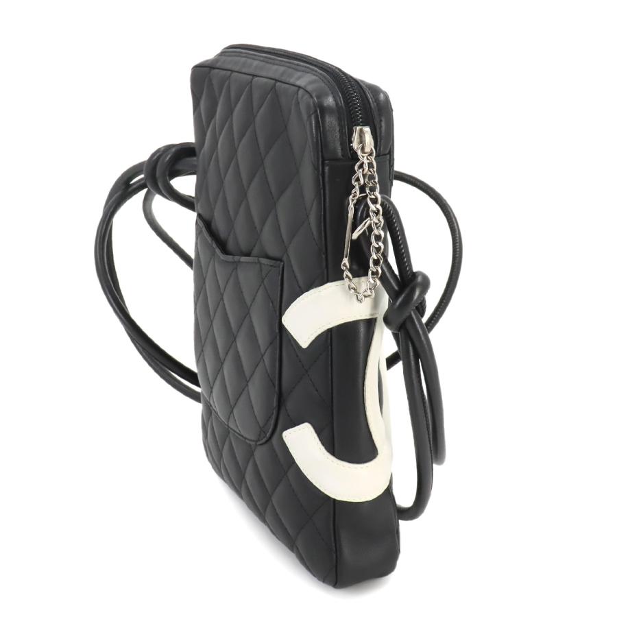 CHANEL 新品同様 シャネル カンボンライン ショルダー バッグ レザー  