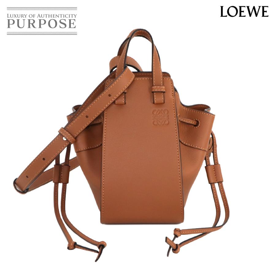 未使用 展示品 ロエベ LOEWE ハンモック ドローストリング ミニ