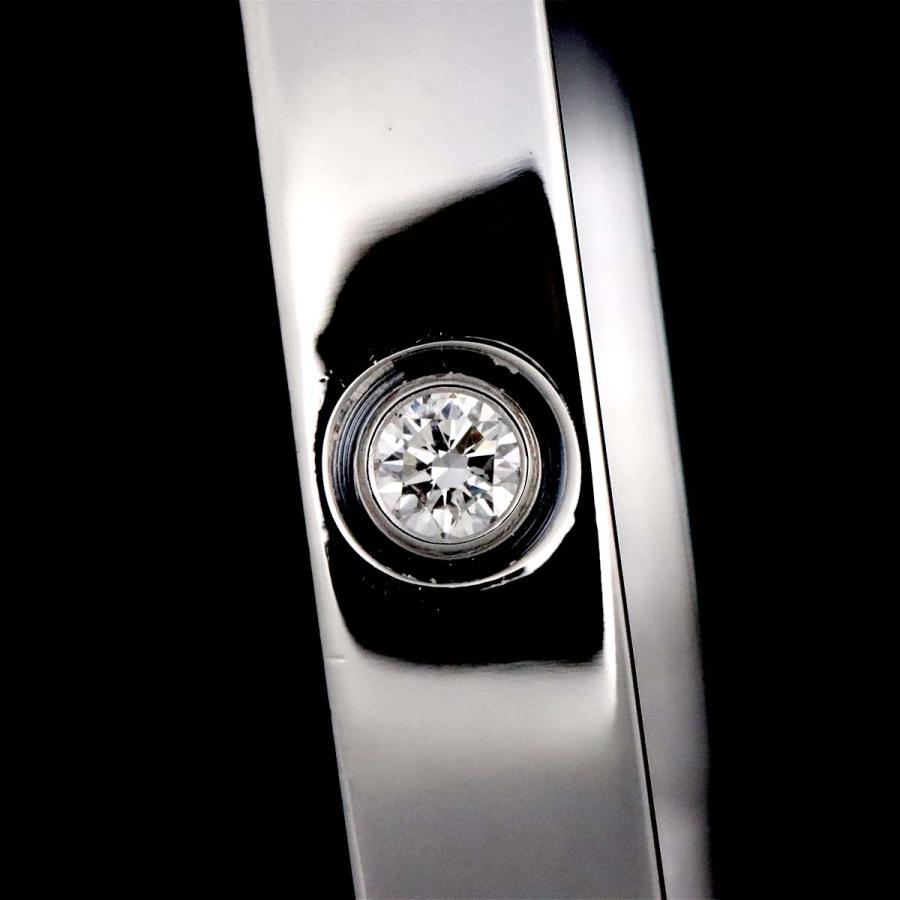 カルティエ Cartier ラブブレス フル ダイヤ 10P #17 K18 WG ホワイト 