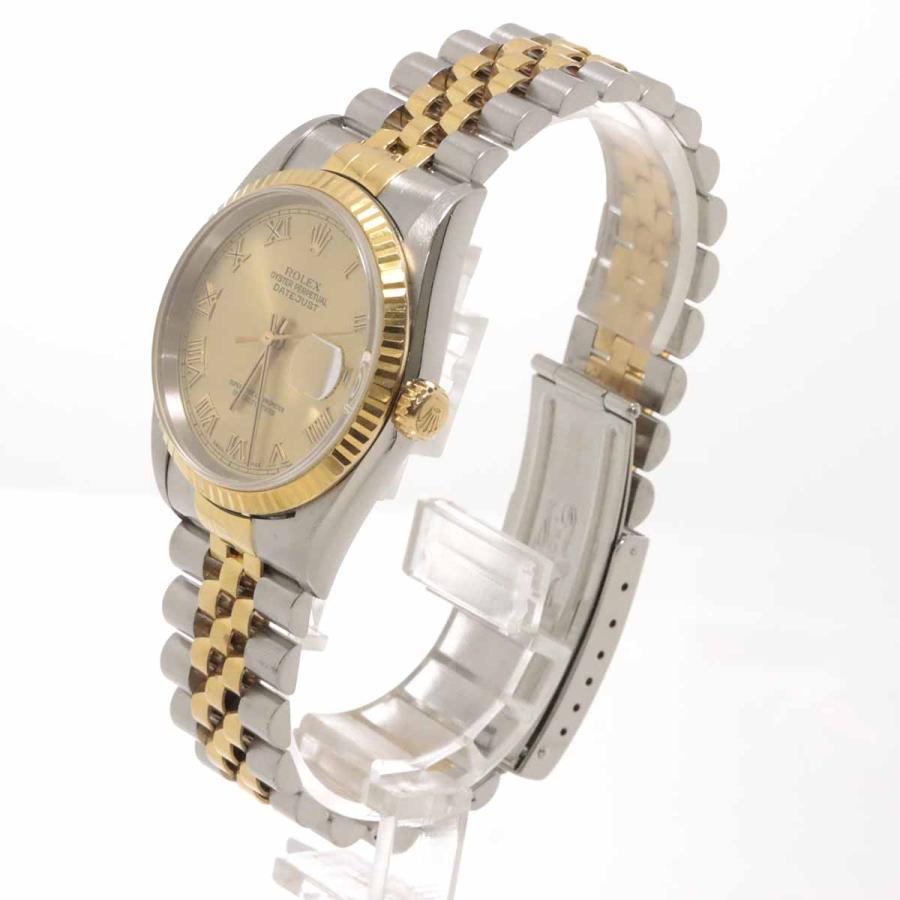 ROLEX ロレックス デイトジャスト コンビ 16233 P番 ルーレット メンズ  