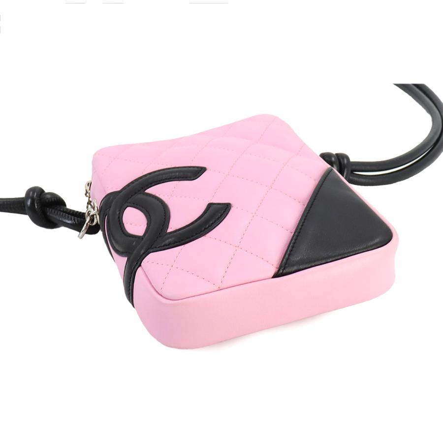 CHANEL 新品同様 シャネル カンボンライン スモール ポシェット  