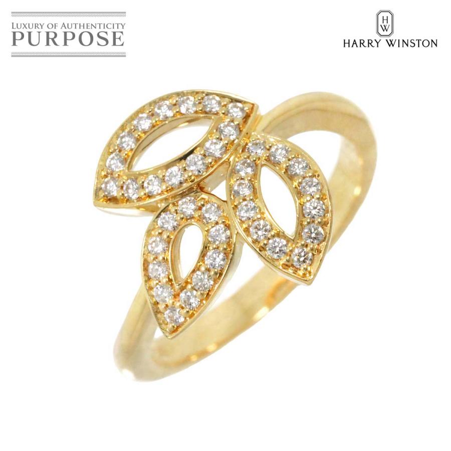 ハリーウィンストン HARRY WINSTON リリークラスター ミニ 7号 リング 