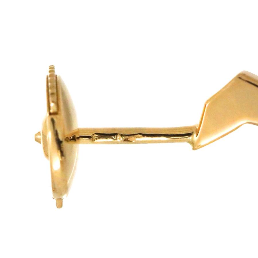 CHANEL ゴールド カメリア　ピアス(片耳用) CHANEL シャネル カメリア ピアス K18YG イエローゴールド