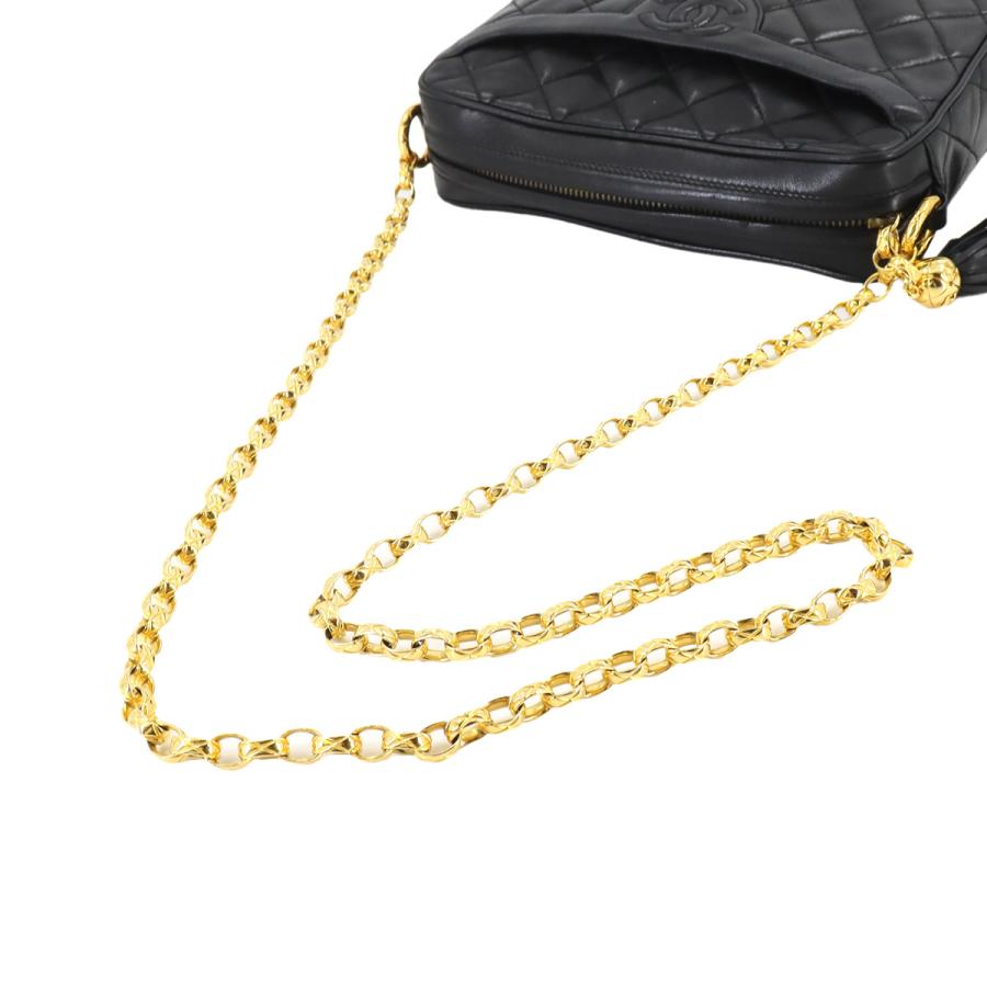 シャネル CHANEL マトラッセ ビジュー チェーン ショルダー バッグ 