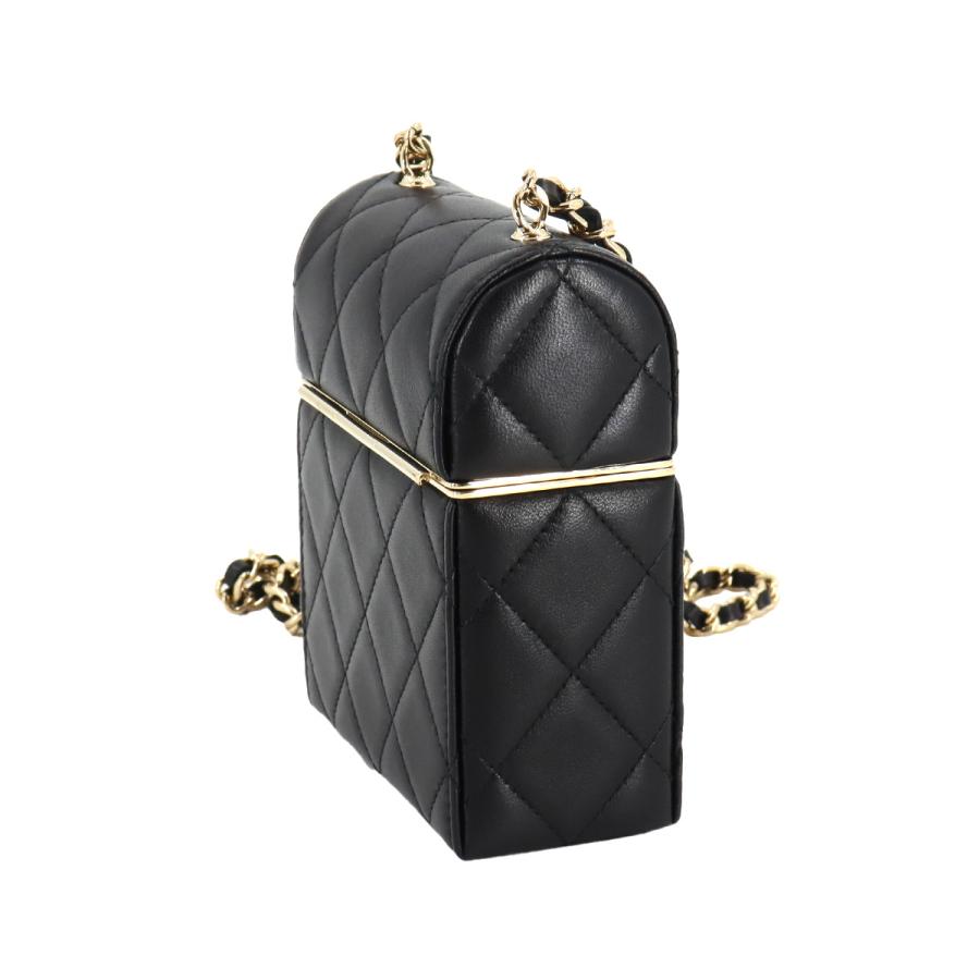 CHANEL シャネル【美品】スパークルレザー マトラッセ ショルダーバッグ CHANEL（シャネル） 未使用 展示品 マトラッセ ボックス型 チェーン