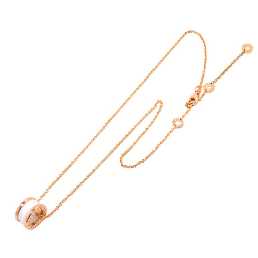 ブルガリ BVLGARI ビーゼロワン ネックレス 46cm ホワイトセラミック 