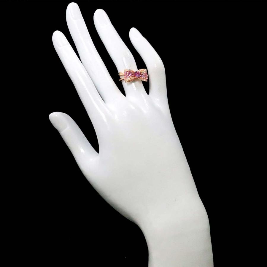 ポンテヴェキオ Ponte Vecchio 8.5号 リング サファイヤ 0.29/0.66ct 