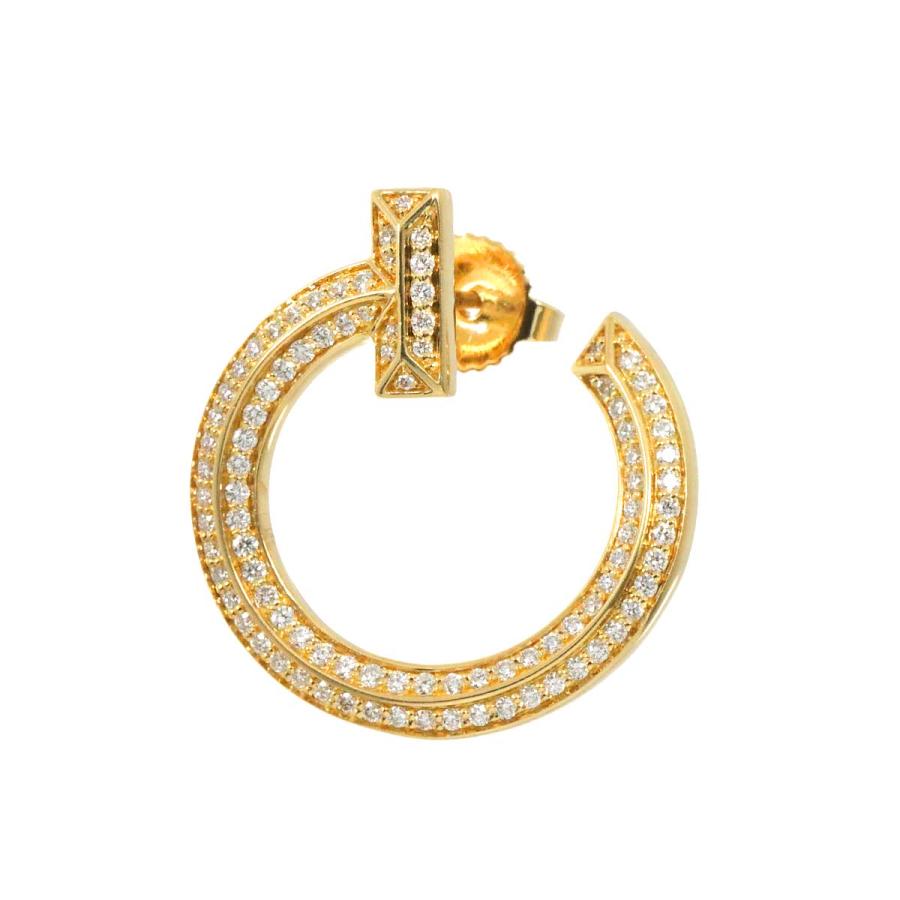 TIFFANY&Co. ティファニー TIFFANY&CO. Tワン オープン フープ ダイヤ 