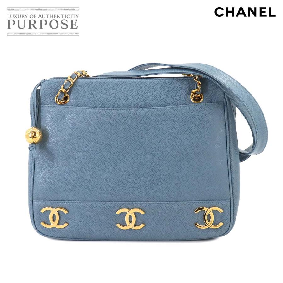 CHANEL 新品同様 シャネル トリプルココ チェーン ショルダー バッグ  