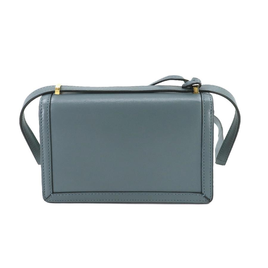 LOEWE ロエベ バルセロナ スモール ショルダー バッグ レザー ブルー 