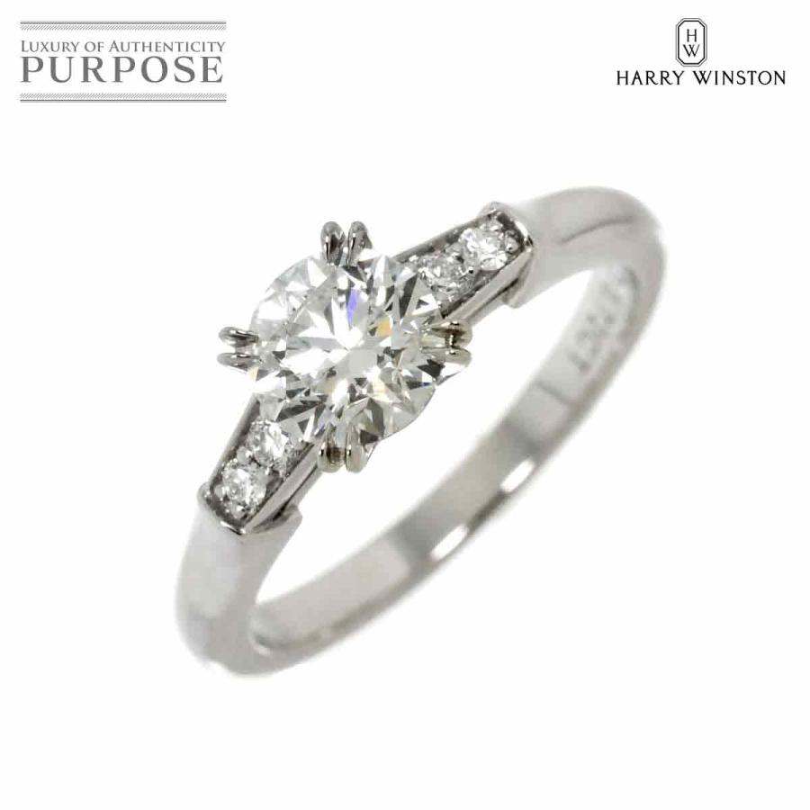 HAMILTON ハリーウィンストン HW ダイヤ 0.72ct F/VVS2/3EX 7.5号 